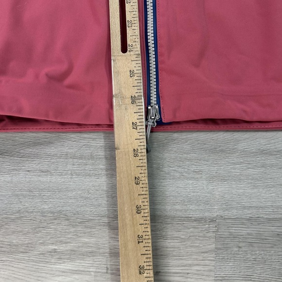 Peter Millar Hyperlight Link Jacket Mens Large Pink Hooded Waterproof Rain - Picture 9 of 14